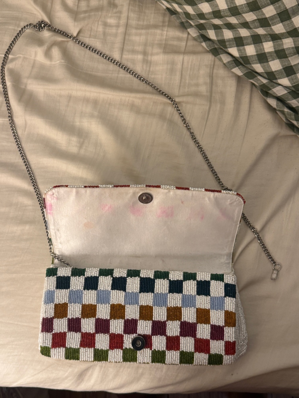 Tiana NY Rainbow Beaded Clutch - Picture 7 of 7